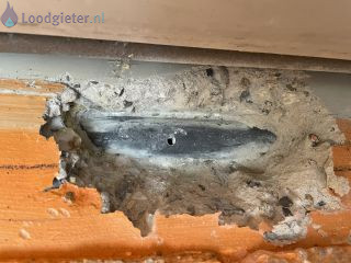 Loodgieter Gas Gasleiding doorboord