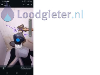 Loodgieter Wasmachinekraan lekkende wasmachinekraan