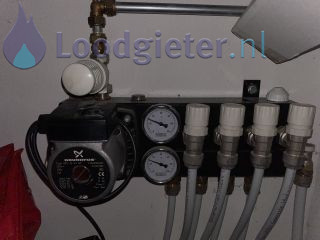 Loodgieter Vloerverwarming doorboord Thermostaat vloerverwarmingspomp kapot