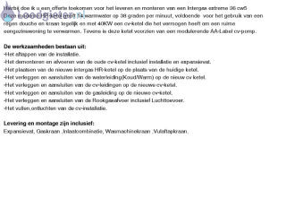 Loodgieter CV Ketel Vervangen CV-ketel vervangen