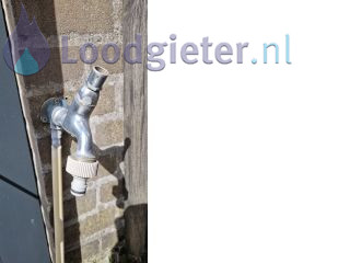 Loodgieter Lekkage buitenkraan Buitenkraan defect.