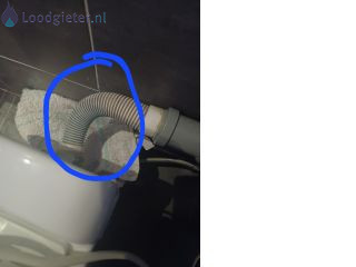 Loodgieter Breda Reparatie afvoerslang van de sanibroyeur